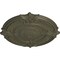 Ekena Millwork Attica Acanthus Leaf Ceiling Medallion (Canopies up to 4 5/8"), 53 1/2"OD x 3 1/2"P, Witch Hazel CM53ATWHF - alternate 2